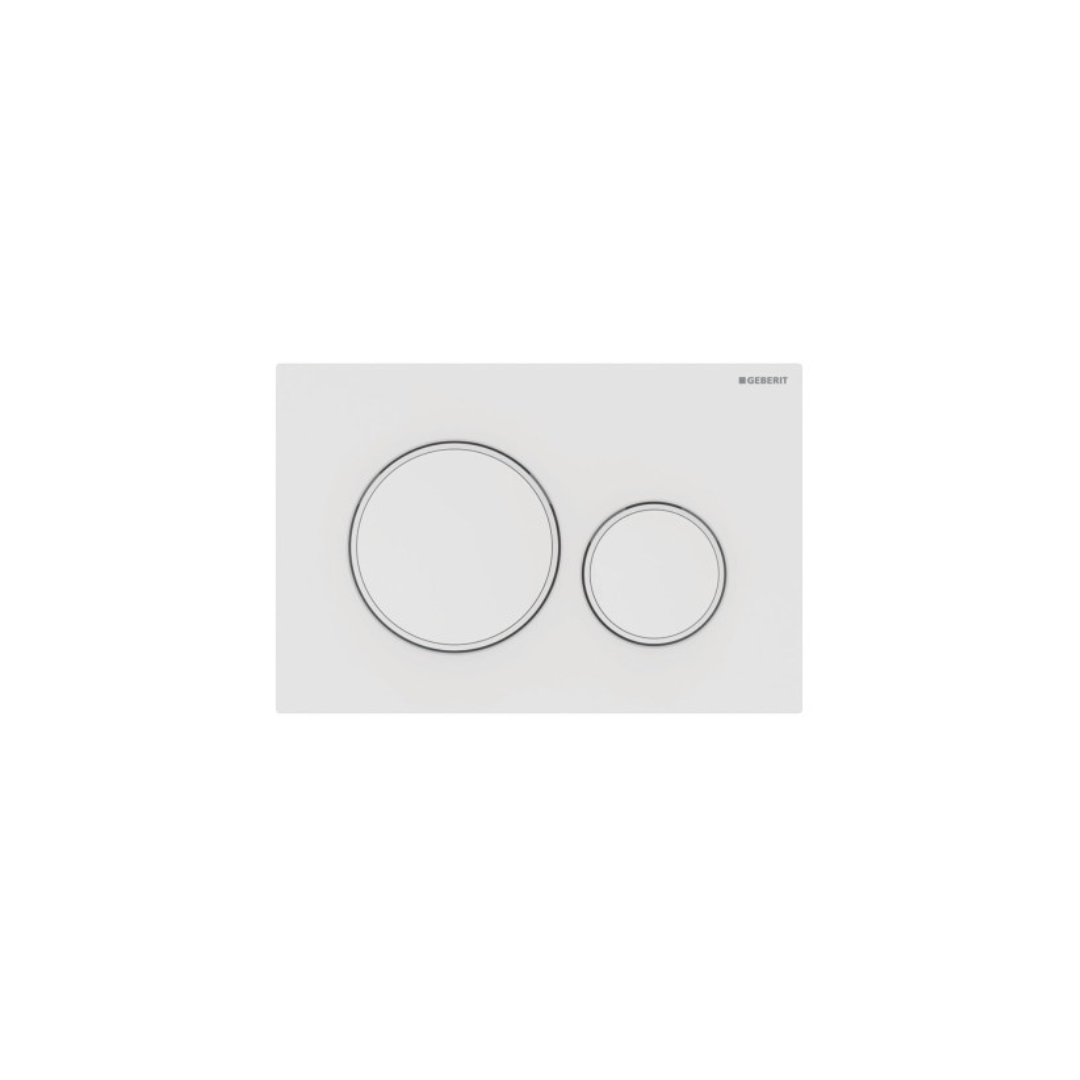 Placca Geberit SIGMA 20 Anti impronta Bianca