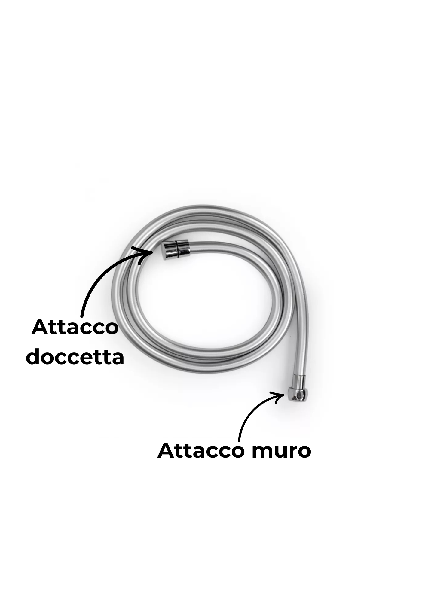 Flessibile doccia rivestito 1/2
