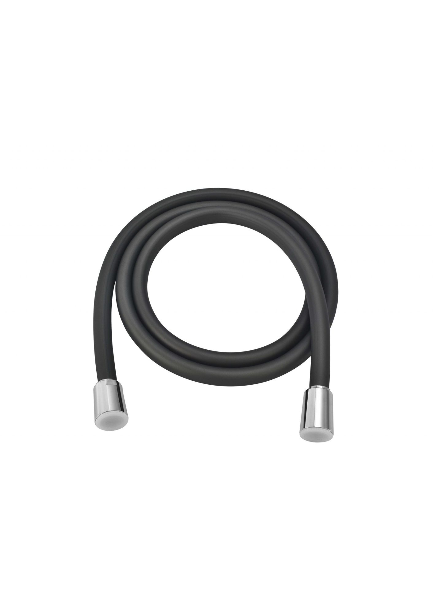 Flessibile antitorsione in silicone 150 cm cromo-nero