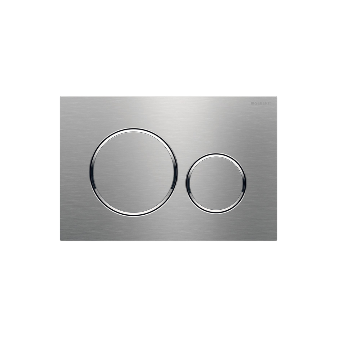 Placca Geberit SIGMA 20 Acciaio inox Spazzolato lucido