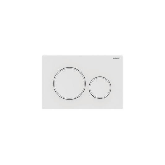 Placca Geberit SIGMA 20 Anti impronta Bianca