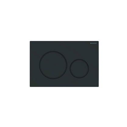 Placca Geberit SIGMA 20 anti impronta Nero opaco