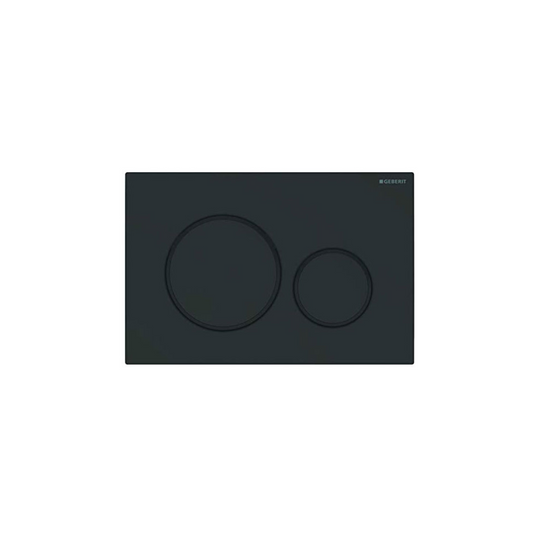 Placca Geberit SIGMA 20 anti impronta Nero opaco