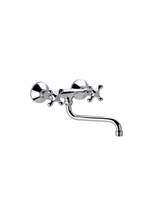 Gruppo miscelatore lavello a parete Daniel serie Revival V7004