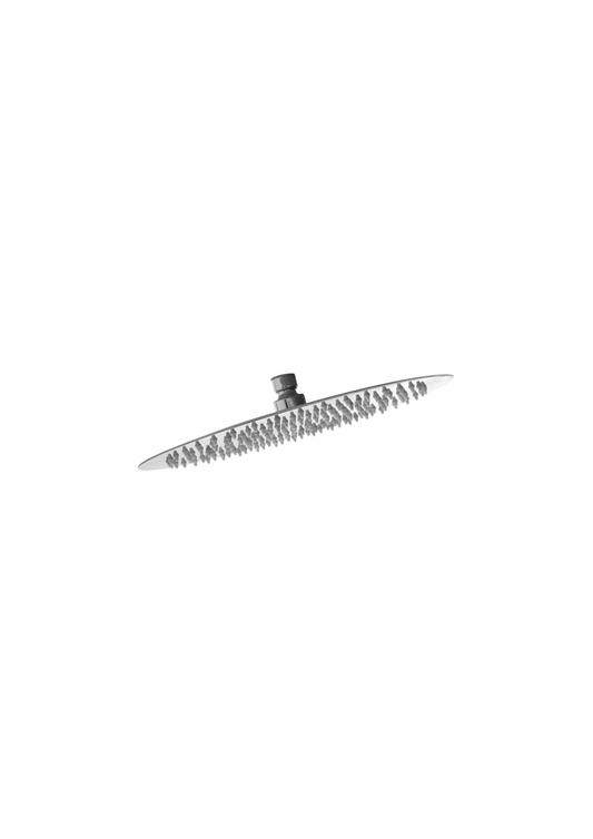 Soffione doccia tondo in acciaio inox modello Slim
