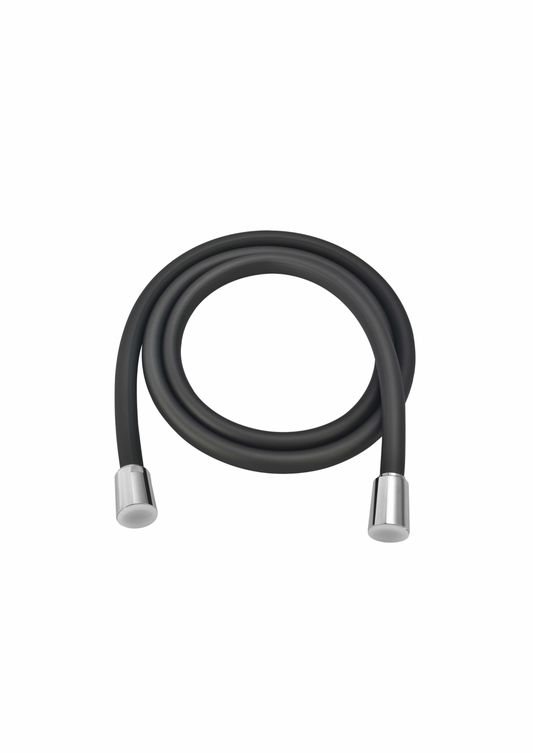 Flessibile antitorsione in silicone 150 cm cromo-nero